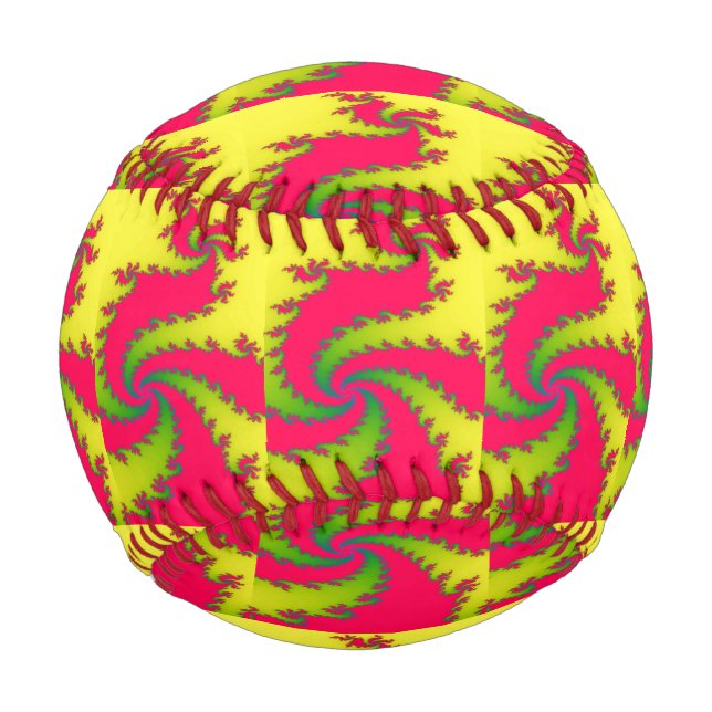 Chinesischer New Year Dragon Fraktal Baseball (Vorderseite)