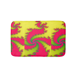 Chinesischer New Year Dragon Fraktal Bath Mat Badematte