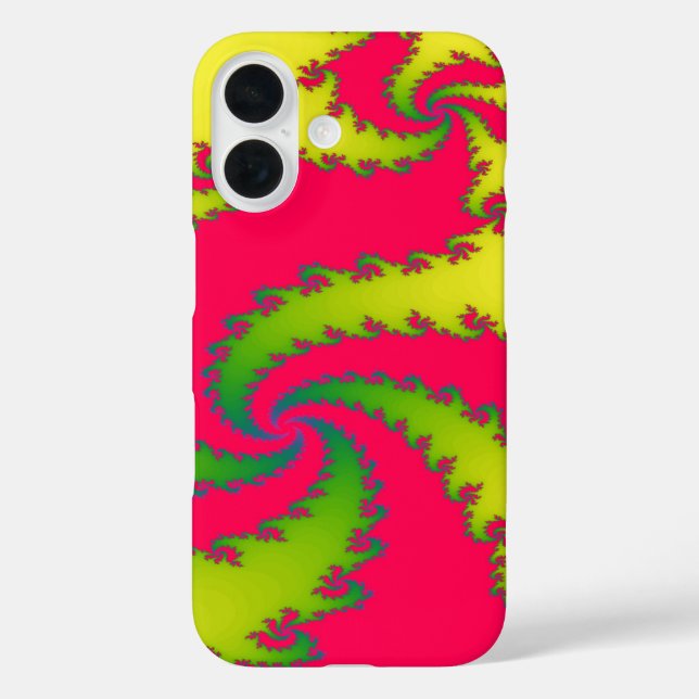 Chinesischer New Year Dragon Fraktal iPhone Case (Rückseite)