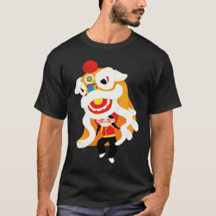 Chinesischer New Year Lion Dragon Traditional Danc T-Shirt