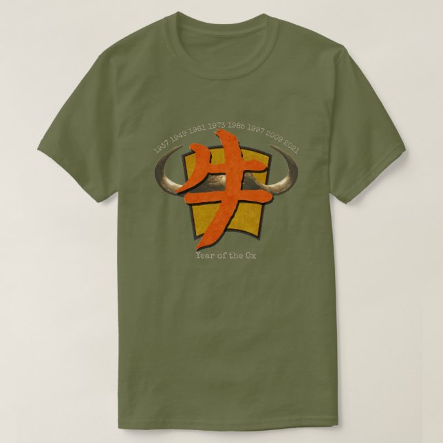 Chinesischer "Ox"-T - Shirt (Design vorne)