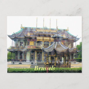 Chinesischer Pavillon Brüssel Postkarte