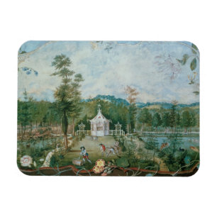 Chinesischer Pavillon in einem Englischen Garten,  Magnet