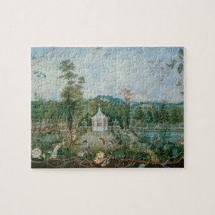 Chinesischer Pavillon in einem Englischen Garten,  Puzzle