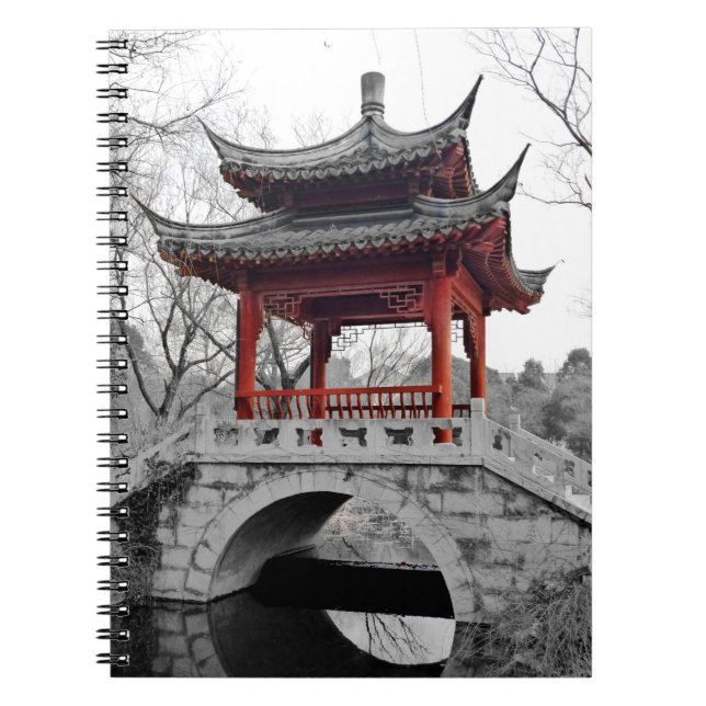Chinesischer Pavillon Notizblock (Vorderseite)