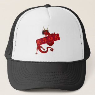 Chinesischer Roter Drache Truckerkappe