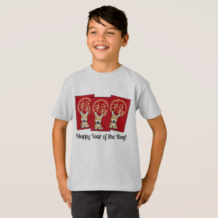 Chinesischer Roter Umschlag Lucky Corgi Jahr des H T-Shirt
