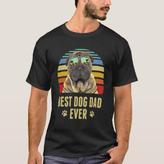 Chinesischer Shar Pei Bester Hund Vater je Retro S T-Shirt