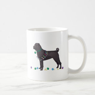 Chinesischer Shar Pei Feliz Naughty Dog Weihnachts Kaffeetasse