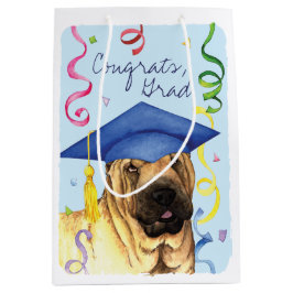 Chinesischer Shar-Pei-Graduat Mittlere Geschenktüte