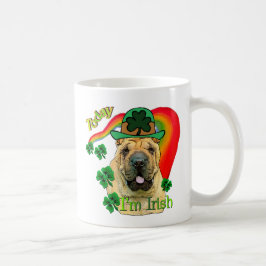 Chinesischer Shar-Pei St. Patrick's Day Kaffeetasse