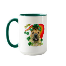 Chinesischer Shar-Pei St. Patrick's Day