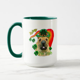 Chinesischer Shar-Pei St. Patrick's Day Tasse