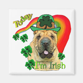 Chinesischer Shar-pei St. Pattys Magnet