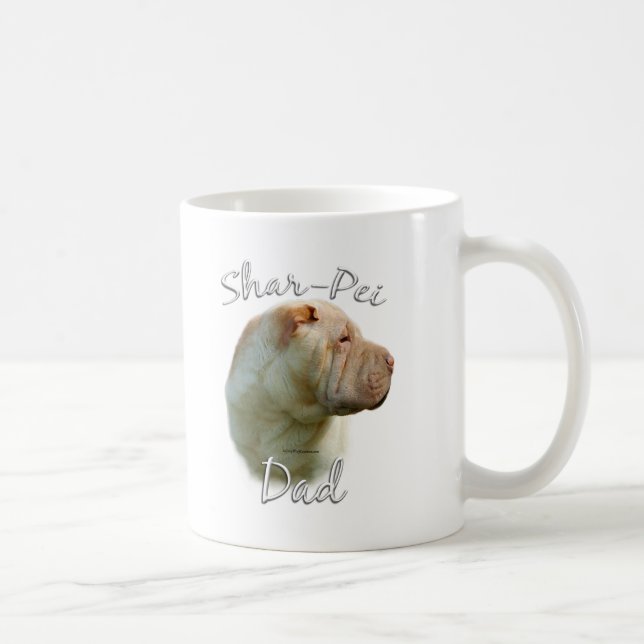 Chinesischer Shar-Pei-Vater 2 Tasse (Rechts)
