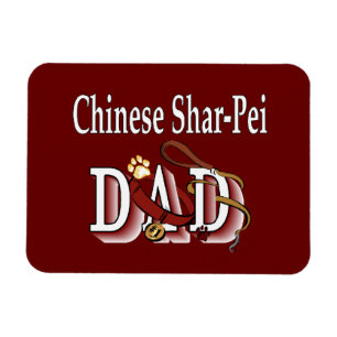 Chinesischer Shar-Pei-VATER Magnet