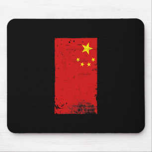 Chinesischer Stolz Reise Urlaub China-Flagge Mousepad