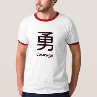 Chinesischer Symbol-Mut-T - Shirt