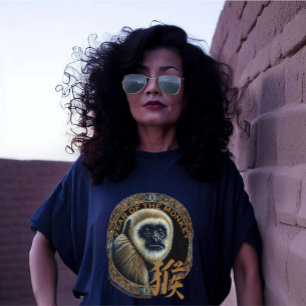 Chinesischer T - Shirt "Affe"