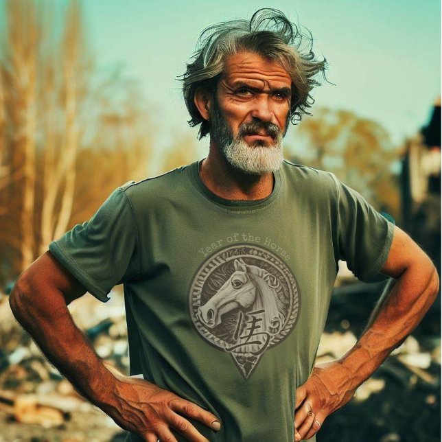 Chinesischer T - Shirt "Horse" (Von Creator hochgeladen)