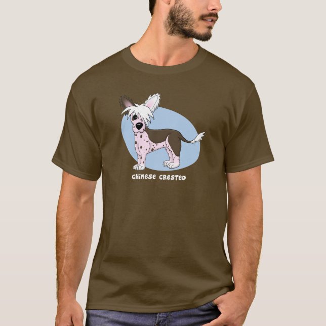 Chinesischer T - Shirt mit Haube (Vorderseite)
