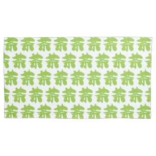 Chinesischer Tee aus Hanzi/Kanji Kissenbezug