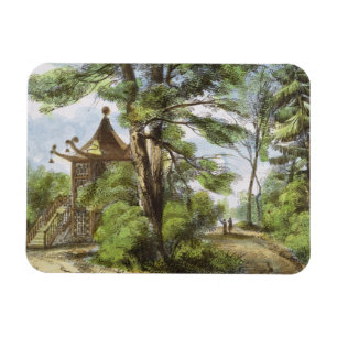 Chinesischer Tempel, Kew arbeitet im Garten, Magnet