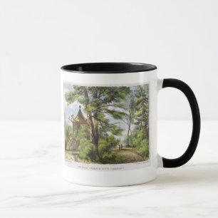 Chinesischer Tempel, Kew arbeitet im Garten, Tasse