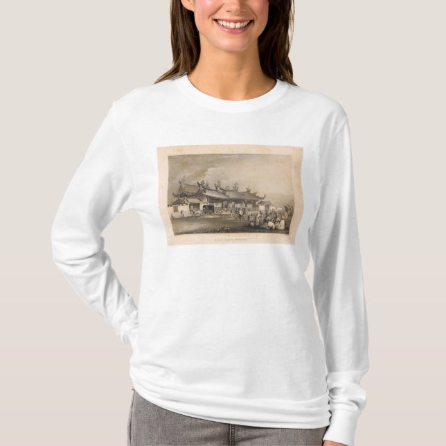 Chinesischer Tempel, Singapur T-Shirt (Vorderseite)