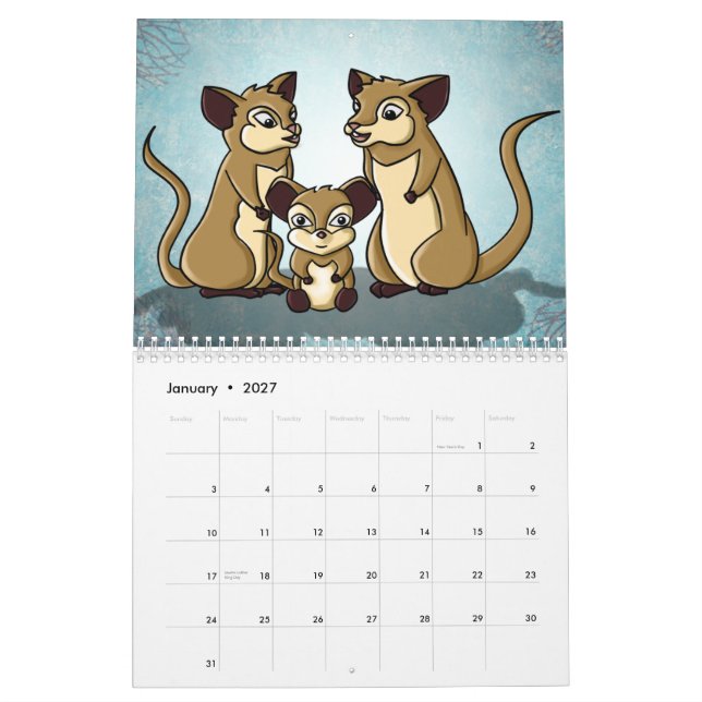 Chinesischer Tierkreis-Kalender 2012 Kalender (Jan 2027)