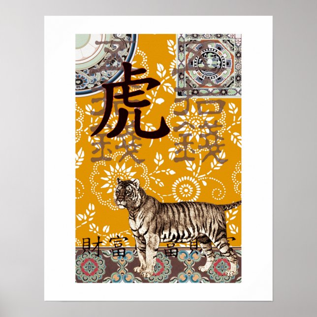 Chinesischer Tierkreis Poster (Vorne)