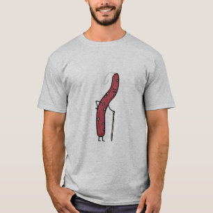 Chinesischer Trockenwurst, Fett Kantonesischer Lap T-Shirt
