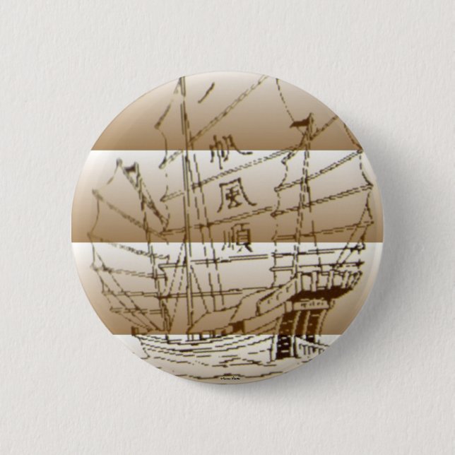 Chinesischer Tschunke Button (Vorderseite)