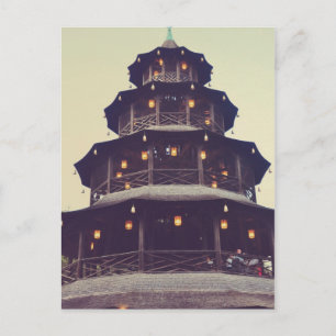 Chinesischer Turm München Postkarte