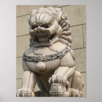 Chinesischer Wächter Lion Foo Hund 石 獅