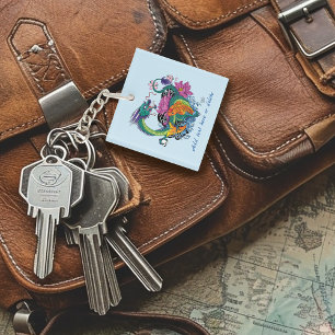 Chinesischer Wasserdrache Koi Fisch Schlüsselanhänger