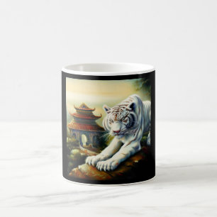 Chinesischer Weißtiger (23) Kaffeetasse