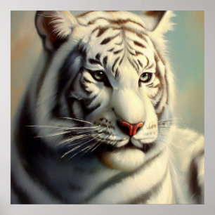 Chinesischer Weißtiger (4) Poster
