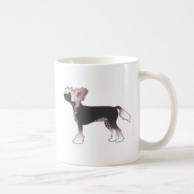 Chinesischer Zierspielzeug-Hund - Grundriss Kaffeetasse (Rechts)