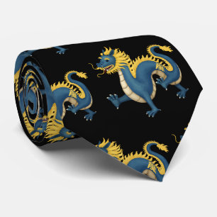 Chinesischer Zodiac Dragon Niedlich Astrologie Sch Krawatte