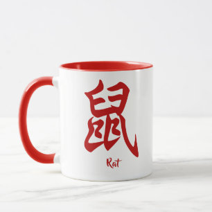 Chinesischer Zodiac Rat Tasse