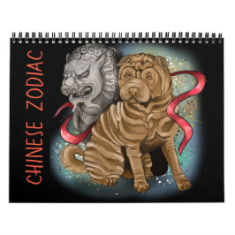Chinesischer Zodiac-Tierzeichenkalender Kalender