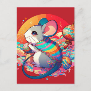 Chinesischer Zodiac: Von Ratten zu Riches Postkarte