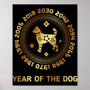 Chinesischer Zodikus Mondneujahrs-Astrologie Horos Poster