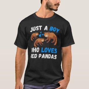 Chinesischer Zootier Lover Boys Gift Red Panda T-Shirt
