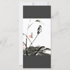 Chinesisches antikes Aquarellbild Großes Lesezeich