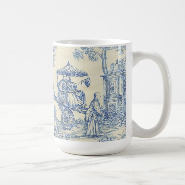 Chinesisches blaues Toile Tasse (Rechts)