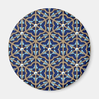 Chinesisches Blumenmuster Magnet