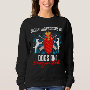 Chinesisches Bootsrenn-Zitat für Drachenboot-Train Sweatshirt