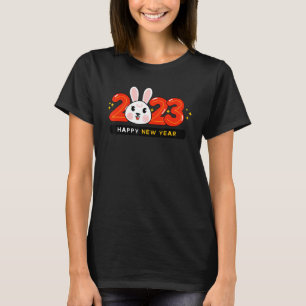 Chinesisches Dekor des Horoskop Neujahr des Rab T-Shirt